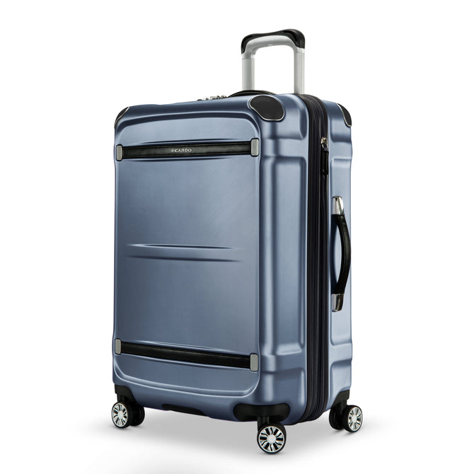 variant:41415697137741 RBH Rodeo Drive 2.0 Hardside Medium Checked Spinner Luggage Blue