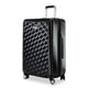 variant:41415698448461 RBH Melrose Hardside Medium Checked Spinner Luggage Black