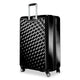 variant:41415698251853 RBH Melrose Hardside Large Checked Spinner Luggage Black