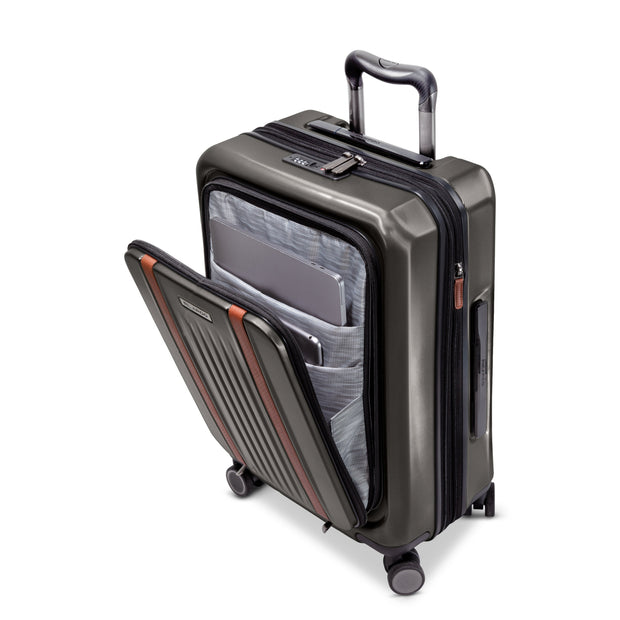 variant:41415701758029 RBH Montecito 2.0 Hardside Carry-On Front Opening Spinner Luggage Graphite