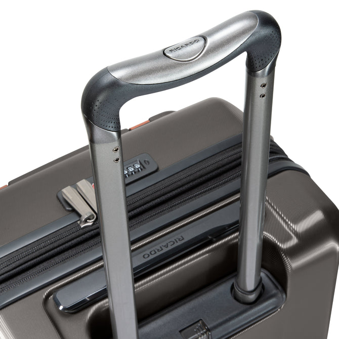 variant:41415701758029 RBH Montecito 2.0 Hardside Carry-On Front Opening Spinner Luggage Graphite