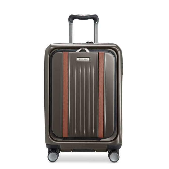 variant:41415701758029 RBH Montecito 2.0 Hardside Carry-On Front Opening Spinner Luggage Graphite