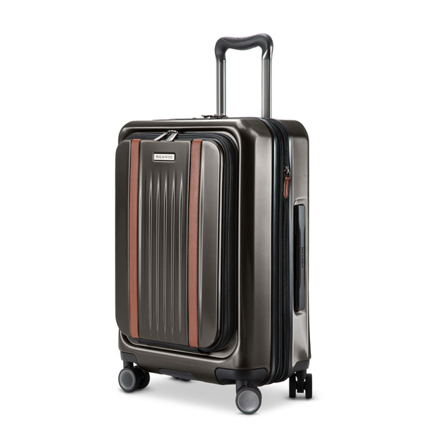 variant:41415701758029 RBH Montecito 2.0 Hardside Carry-On Front Opening Spinner Luggage Graphite