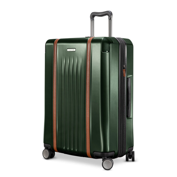 variant:41415701594189 RBH Montecito 2.0 Medium Checked Spinner Luggage Hunter Green