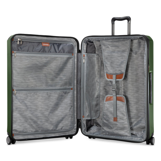 variant:41415701889101 RBH Montecito 2.0 Large Checked Spinner Luggage Graphite