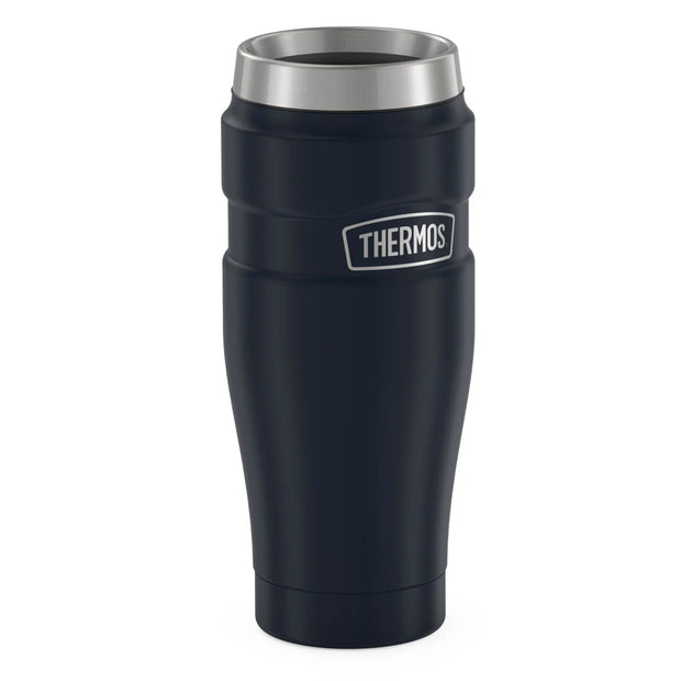 variant:41903165931597 16 oz Stainless Steel  Travel Tumbler Matte Midnight Blue
