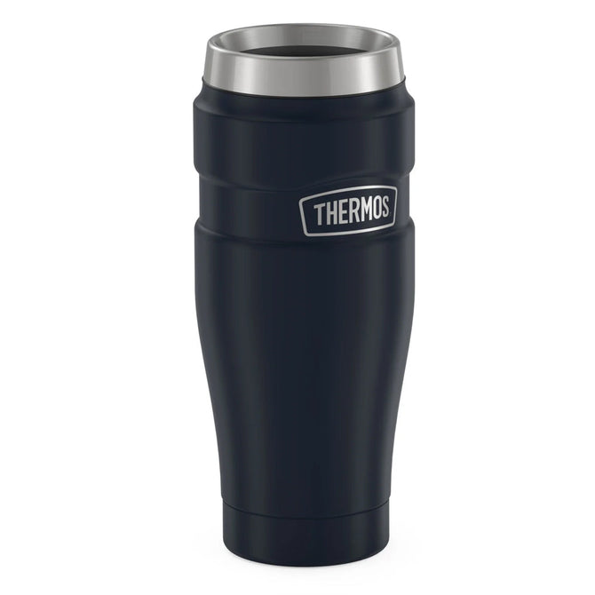 variant:41903165931597 16 oz Stainless Steel  Travel Tumbler Matte Midnight Blue