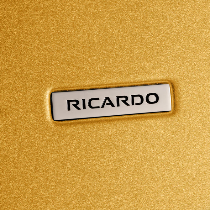 variant:41415741538381 Cambria Hardside Large Check In Ricardo Beverly Hills Mango Tango