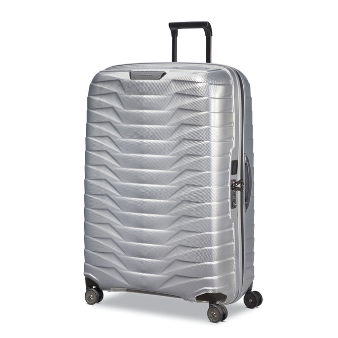 variant:44550703907008 Samsonite Proxis Extra Large Checked Spinner Silver