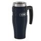 variant:41903166357581 16 oz Stainless Steel Travel Mug Matte Midnight Blue