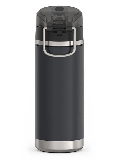 variant:41903165243469 Thermos 18 oz Stainless Steel Kids Water Bottle w/ Spout Lid Granite