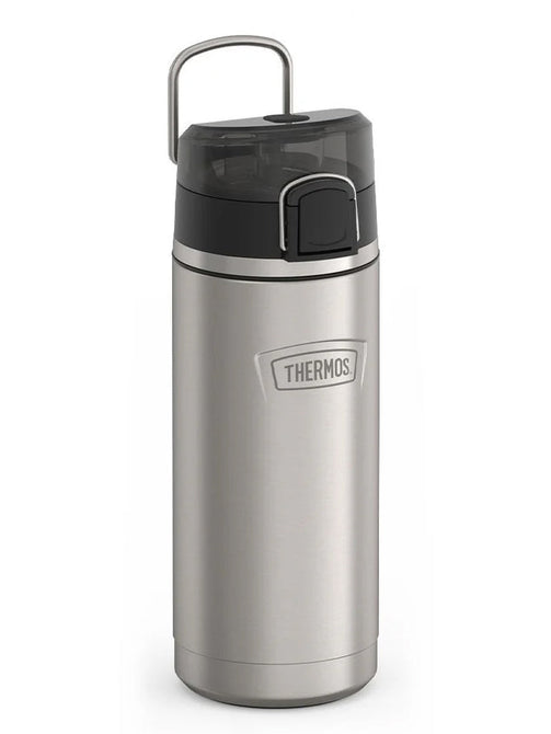 variant:41903165440077 Thermos 18 oz Stainless Steel Kids Water Bottle w/ Spout Lid Stainless Steel