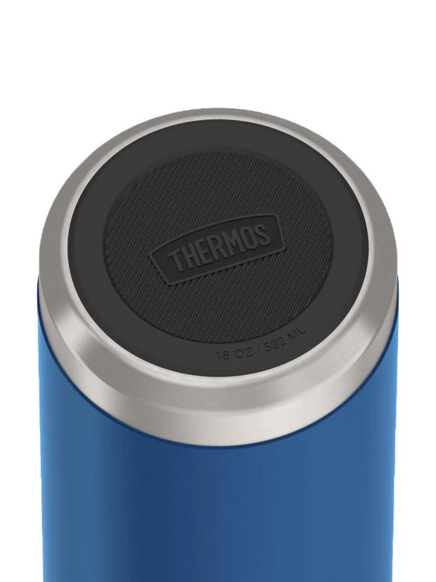 variant:41903165276237 Thermos 18 oz Stainless Steel Kids Water Bottle w/ Spout Lid Navy