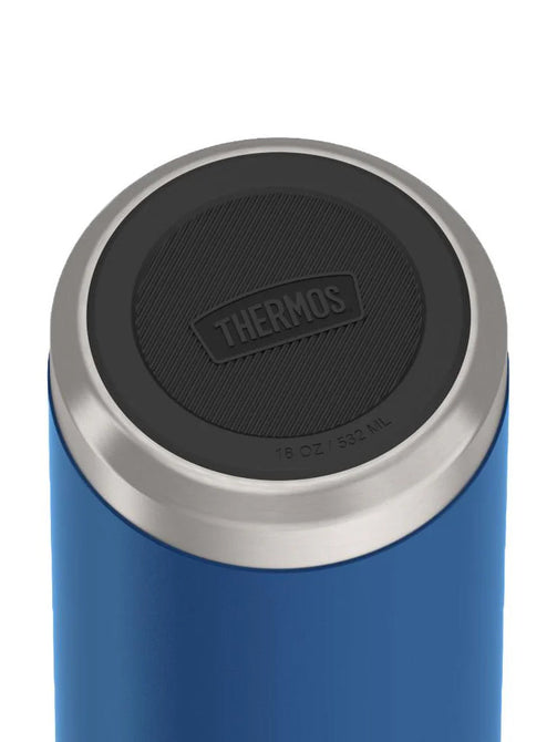 variant:41903165276237 Thermos 18 oz Stainless Steel Kids Water Bottle w/ Spout Lid Navy