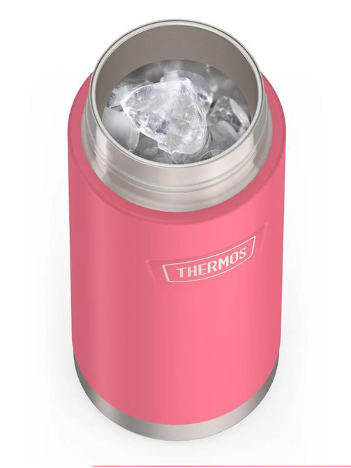 variant:41903165374541 Thermos 18 oz Stainless Steel Kids Water Bottle w/ Spout Lid Pink