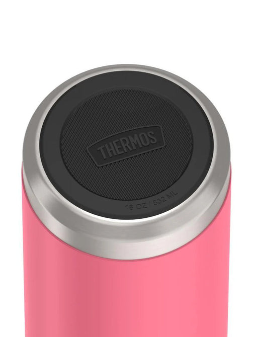 variant:41903165374541 Thermos 18 oz Stainless Steel Kids Water Bottle w/ Spout Lid Pink