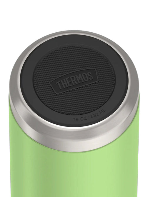 variant:41903165309005 Thermos 18 oz Stainless Steel Kids Water Bottle w/ Spout Lid Lime