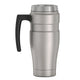 variant:41903166455885 16 oz Stainless Steel Travel Mug Matte Stainless Steel
