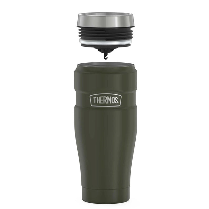 variant:41903165997133 16 oz Stainless Steel  Travel Tumbler Matte Army Green