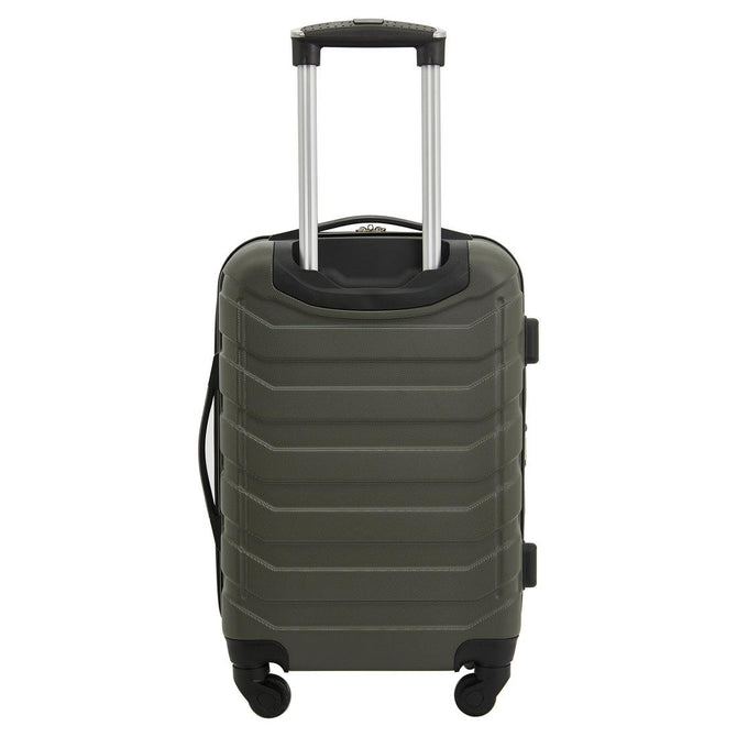 variant:41415690944589 Wrangler Durham 4 Piece Hardside Luggage Set Green