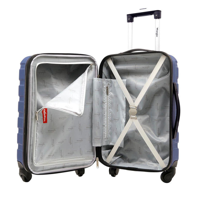 variant:41415690911821 Wrangler Durham 4 Piece Hardside Luggage Set Blue
