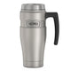 variant:41903166455885 16 oz Stainless Steel Travel Mug Matte Stainless Steel