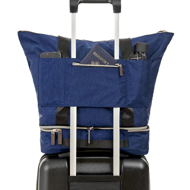 variant:41415739048013 Biaggi Carry Cube Tote Navy