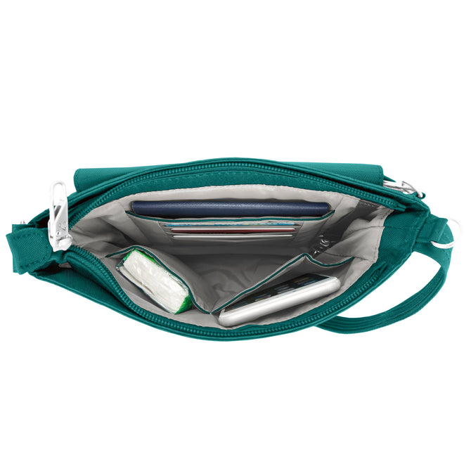 variant:41415639924813 travelon Mini Shoulder Bag spruce