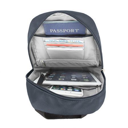 variant:41415639072845 travelon Anti-Theft Classic Sling Bag midnight