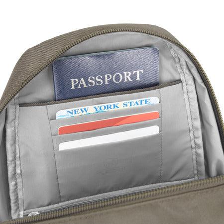 variant:41415639138381 travelon Anti-Theft Classic Sling Bag nutmeg