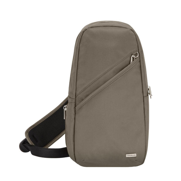 variant:41415639138381 travelon Anti-Theft Classic Sling Bag nutmeg