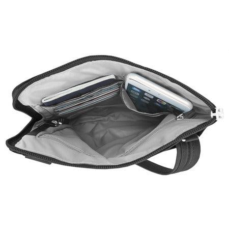 variant:41415644905549 travelon Slim Double Zip Crossbody black