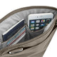 variant:41415644938317 travelon Slim Double Zip Crossbody nutmeg