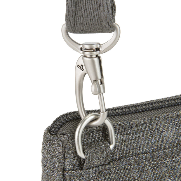 variant:41415634419789 Travelon - Anti-Theft BoHo Clutch Crossbody - Gray Heather
