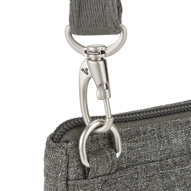 variant:41415634419789 Travelon - Anti-Theft BoHo Clutch Crossbody - Gray Heather
