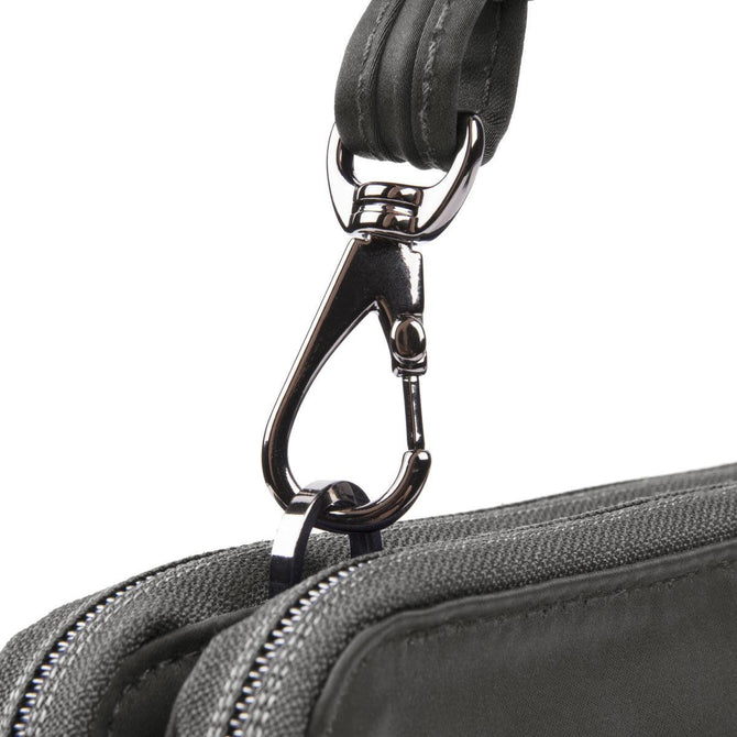 variant:43653262246080 Travelon Parkview Anti-Theft Double Zip Crossbody Clutch - Gray