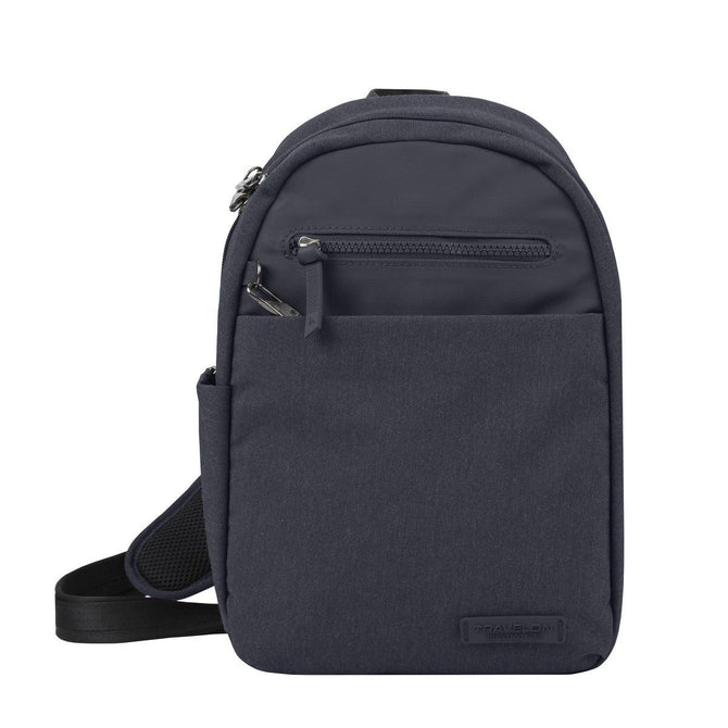 variant:41415647264845 travelon Metro Sling Navy Heather