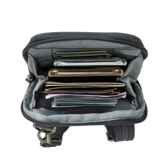 variant:41415740489805 Metro Anti Theft Stadium Mini Crossbody Gray