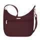 variant:41415648936013 Travelon Anti-Theft Essentials East/West Small Hobo Dark Bordeaux