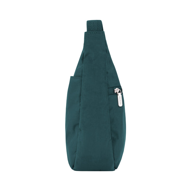 variant:41415649034317 Travelon Anti-Theft Essentials East/West Small Hobo Peacock