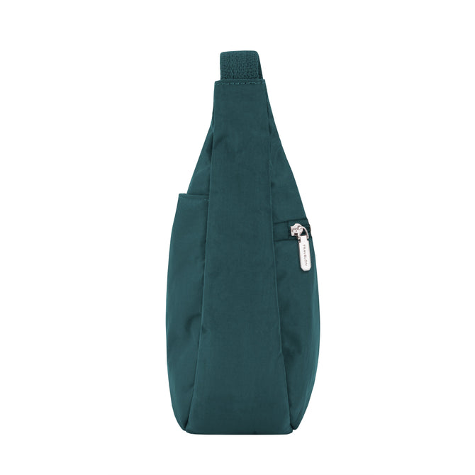 variant:41415649034317 Travelon Anti-Theft Essentials East/West Small Hobo Peacock
