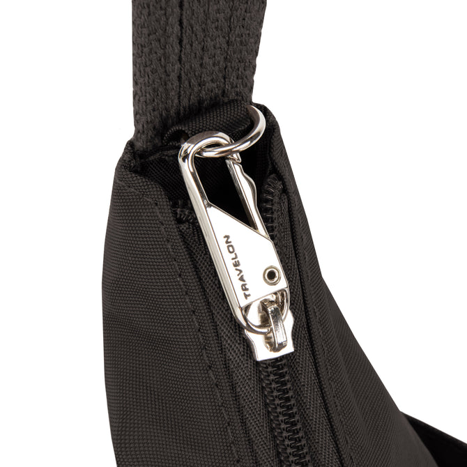 variant:41415648968781 Travelon Anti-Theft Essentials East/West Small Hobo Black