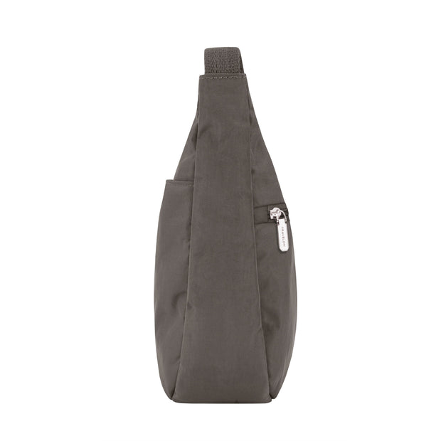 variant:41415649001549 Travelon Anti-Theft Essentials East/West Small Hobo Smoke