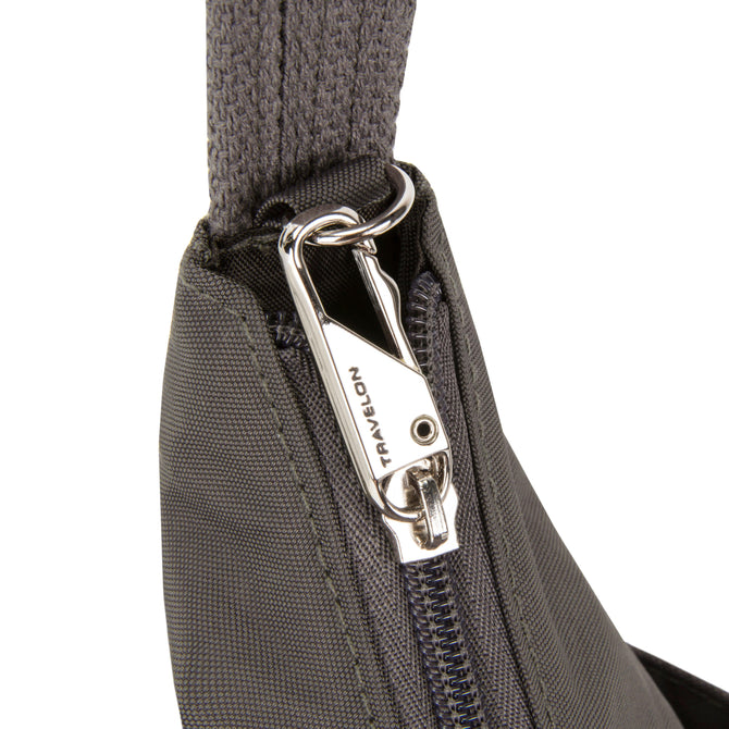 variant:41415649001549 Travelon Anti-Theft Essentials East/West Small Hobo Smoke