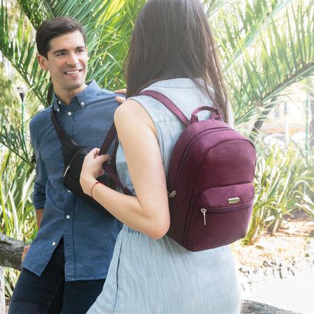 variant:41415648739405 travelon Small Backpack Bordeux