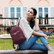 variant:41415648739405 travelon Small Backpack Bordeux
