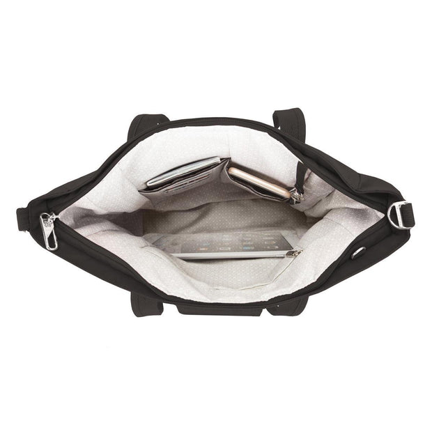 variant:41415649296461 travelon backpack tote black