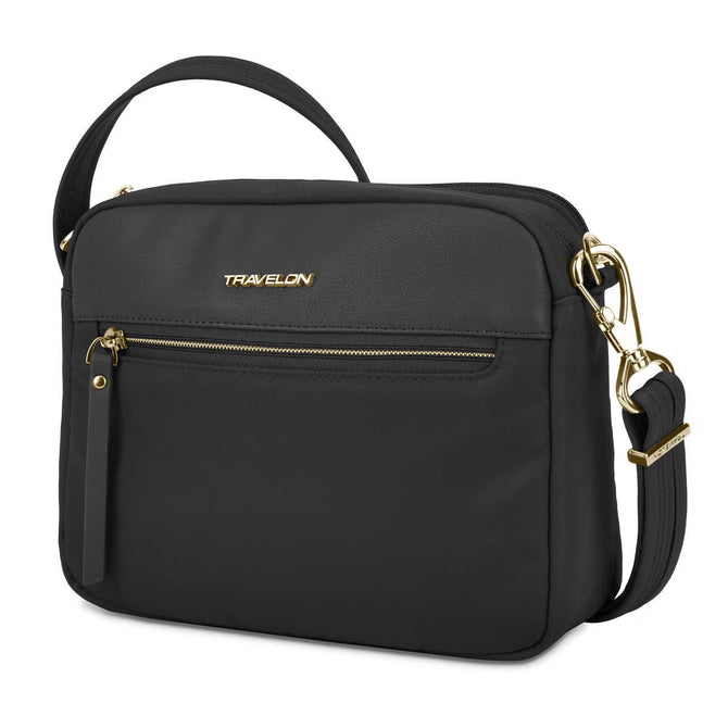 variant:41415633797197 Travelon Anti-theft Addison Small Crossbody Black