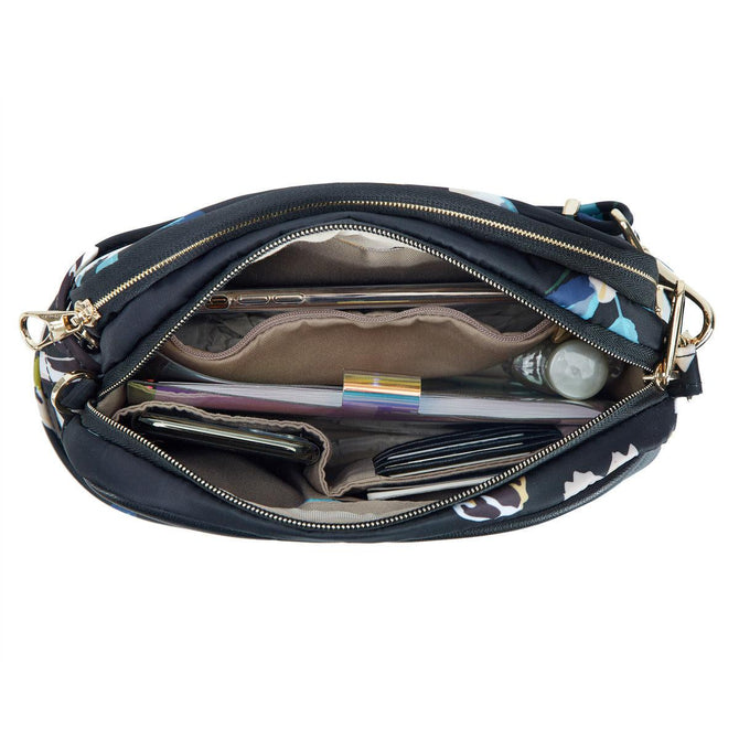 variant:41415633764429 Travelon Anti-theft Addison Small Crossbody Midnight Floral