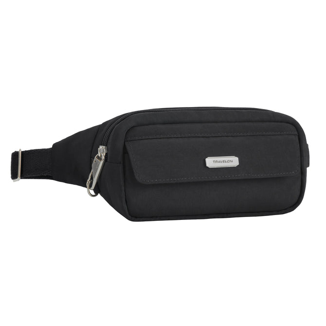 variant:41415672463437 travelon slim belt bag black